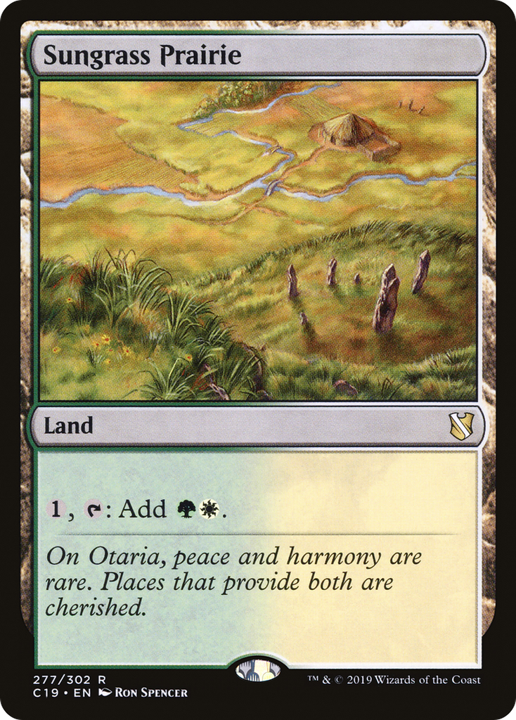 Magic: The Gathering - Sungrass Prairie - Commander 2019