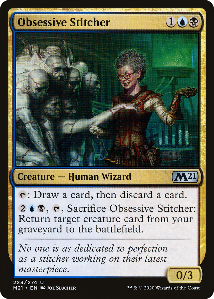 Magic: The Gathering - Obsessive Stitcher - Core Set 2021