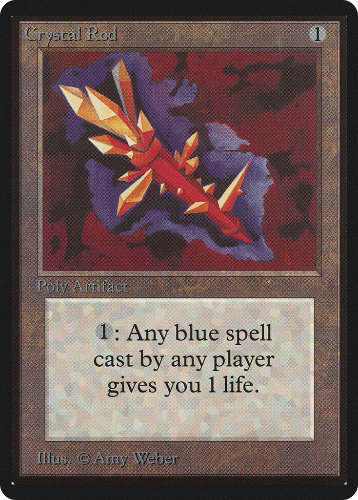 Magic: The Gathering - Crystal Rod - Limited Edition Beta