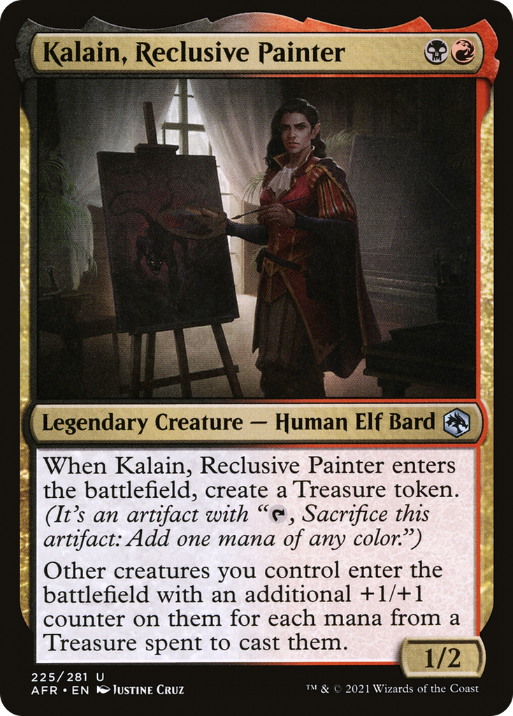 Magic: The Gathering - Kalain, Reclusive Painter - Adventures in the Forgotten Realms