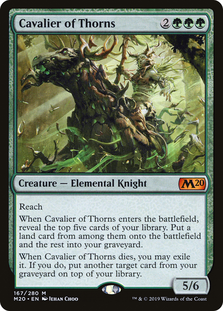 Magic: The Gathering - Cavalier of Thorns - Core Set 2020