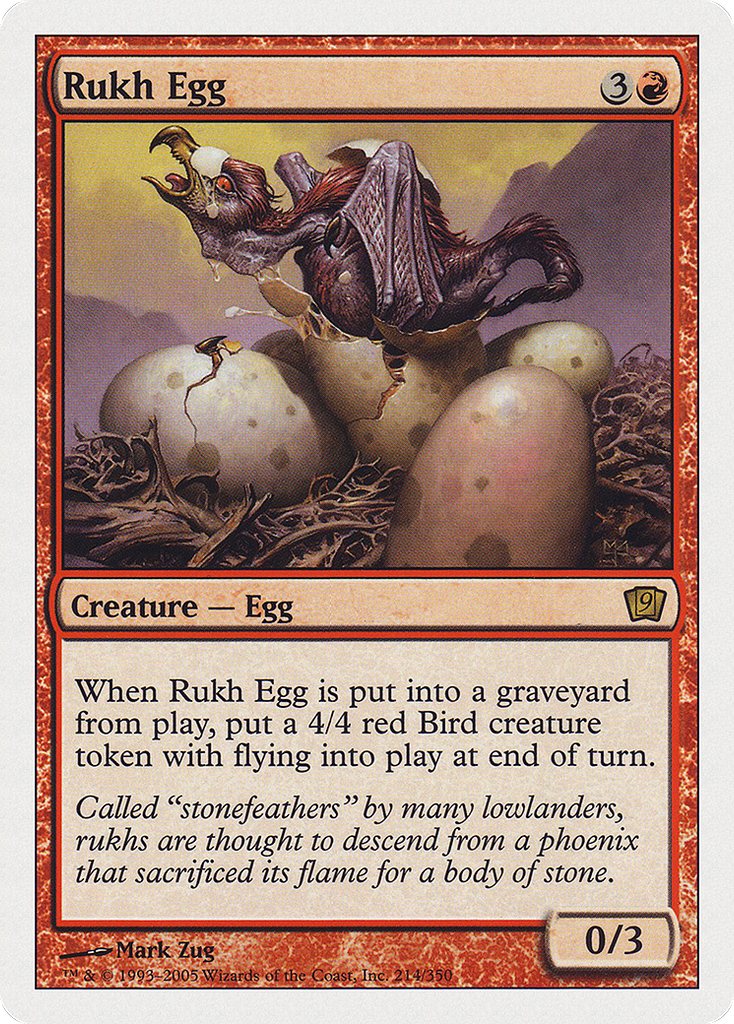 Magic: The Gathering - Rukh Egg - Ninth Edition