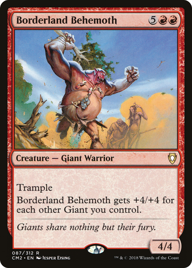 Magic: The Gathering - Borderland Behemoth - Commander Anthology Volume II