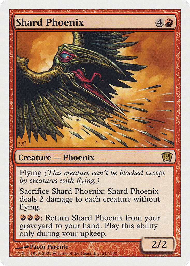 Magic: The Gathering - Shard Phoenix - Ninth Edition