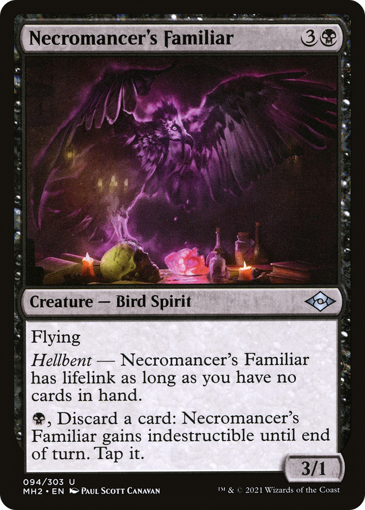 Magic: The Gathering - Necromancer's Familiar - Modern Horizons 2