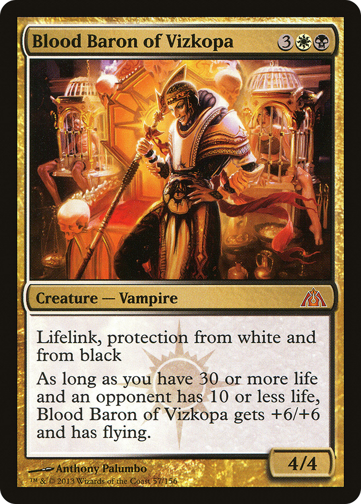 Magic: The Gathering - Blood Baron of Vizkopa - Dragon's Maze