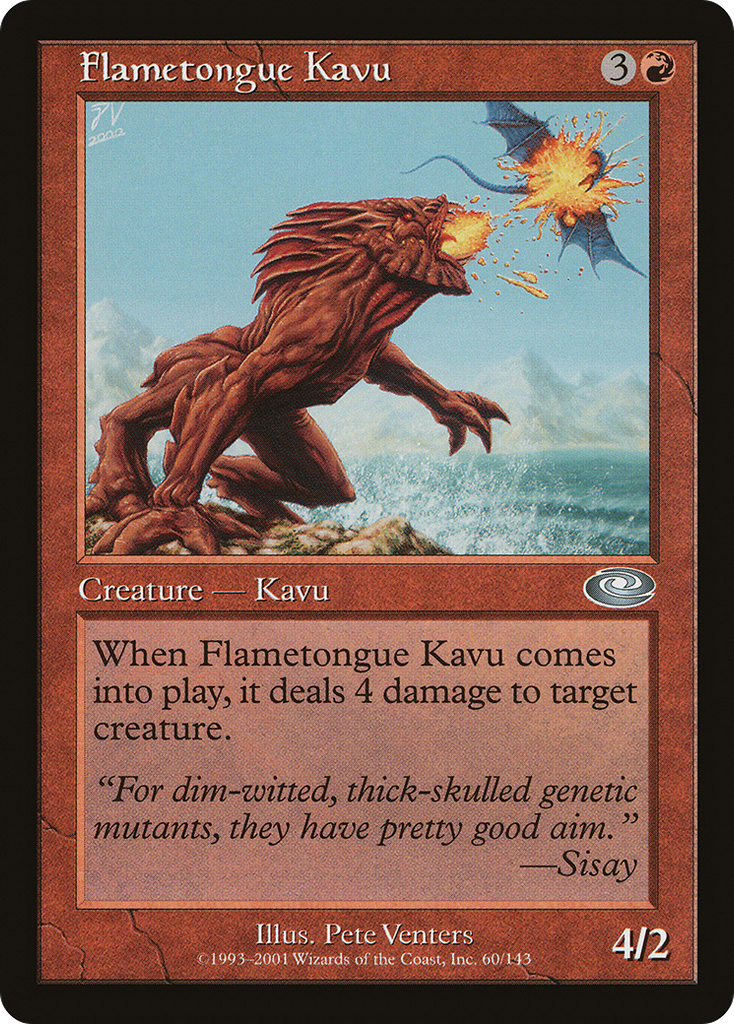 Magic: The Gathering - Flametongue Kavu - Planeshift