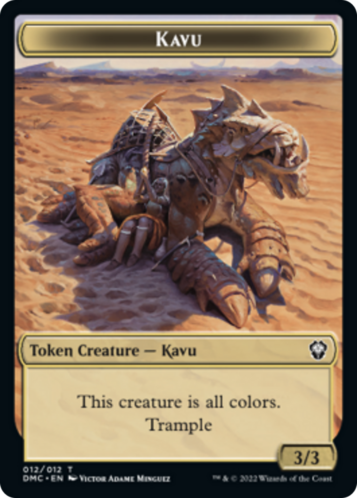 Magic: The Gathering - Kavu Token - Dominaria United Commander Tokens