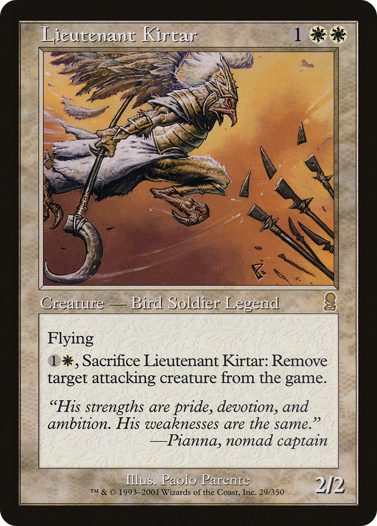 Magic: The Gathering - Lieutenant Kirtar - Odyssey