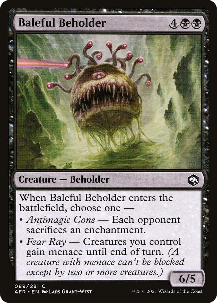 Magic: The Gathering - Baleful Beholder - Adventures in the Forgotten Realms