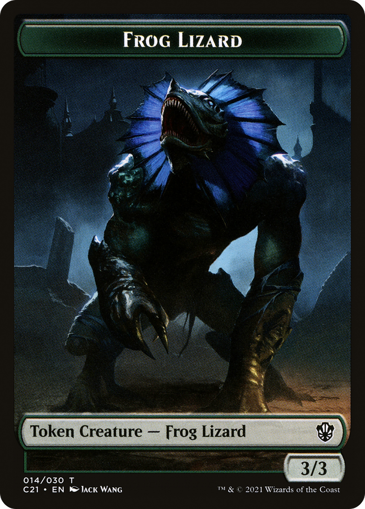 Magic: The Gathering - Frog Lizard Token - Commander 2021 Tokens