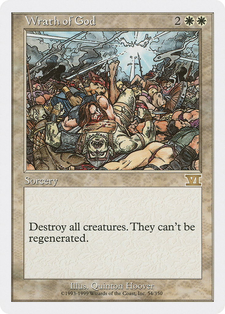 Magic: The Gathering - Wrath of God - Classic Sixth Edition