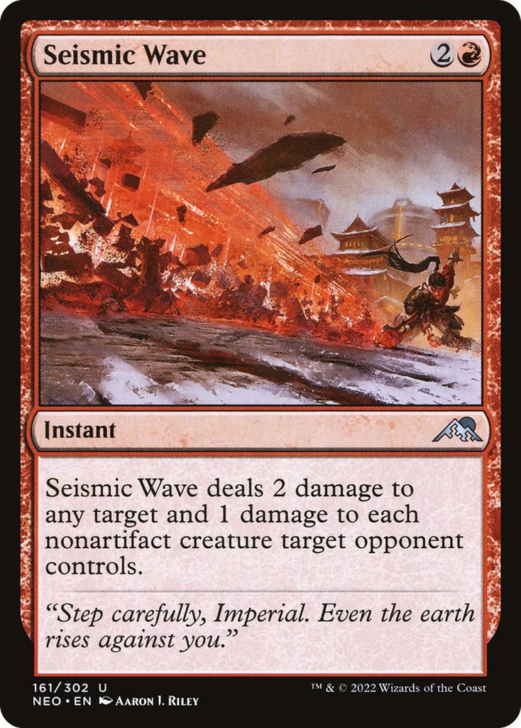 Magic: The Gathering - Seismic Wave - Kamigawa: Neon Dynasty