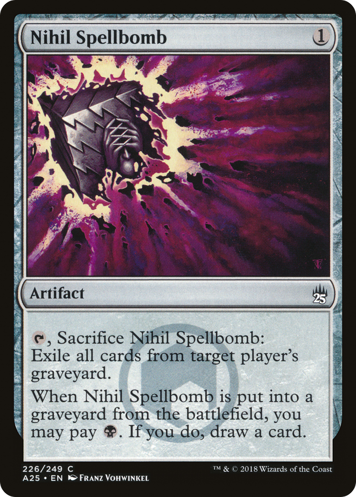 Magic: The Gathering - Nihil Spellbomb - Masters 25