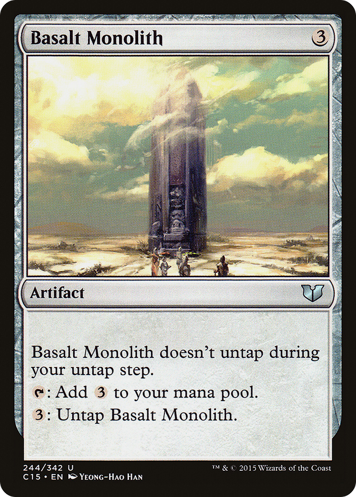 Magic: The Gathering - Basalt Monolith - Commander 2015