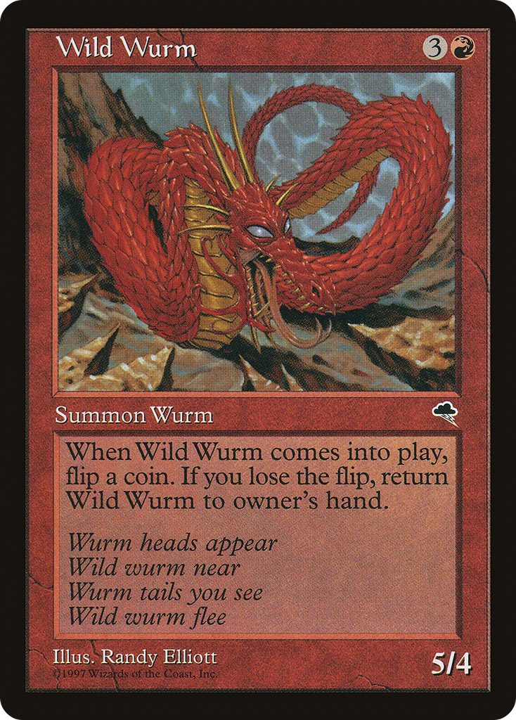 Magic: The Gathering - Wild Wurm - Tempest