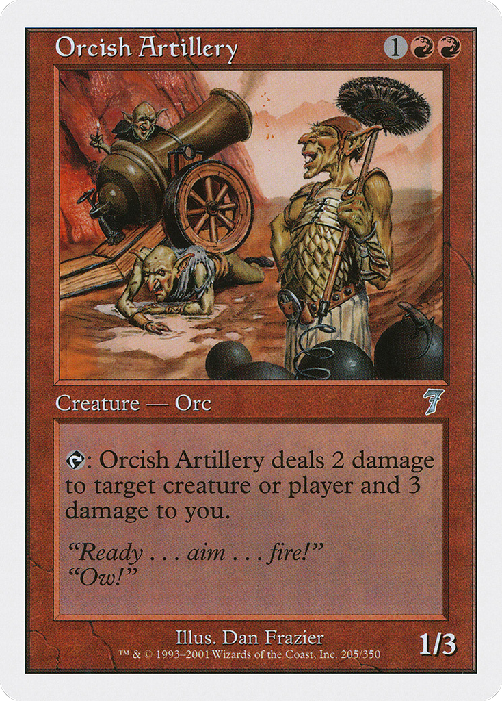 Magic: The Gathering - Orcish Artillery - Seventh Edition