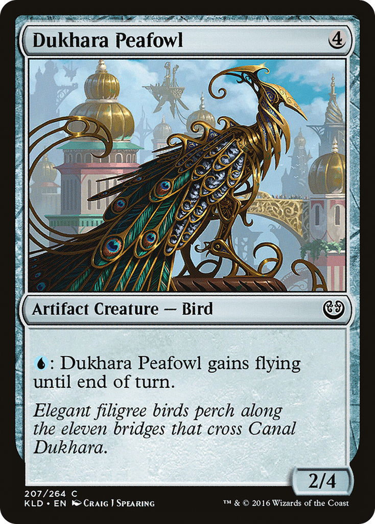 Magic: The Gathering - Dukhara Peafowl - Kaladesh