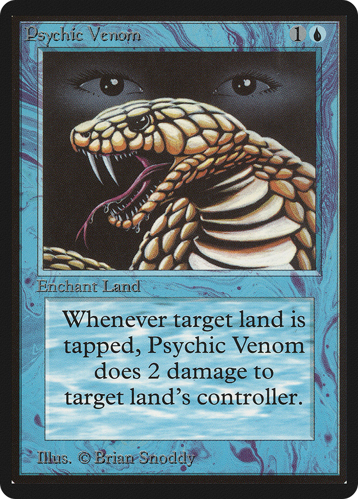 Magic: The Gathering - Psychic Venom - Limited Edition Beta