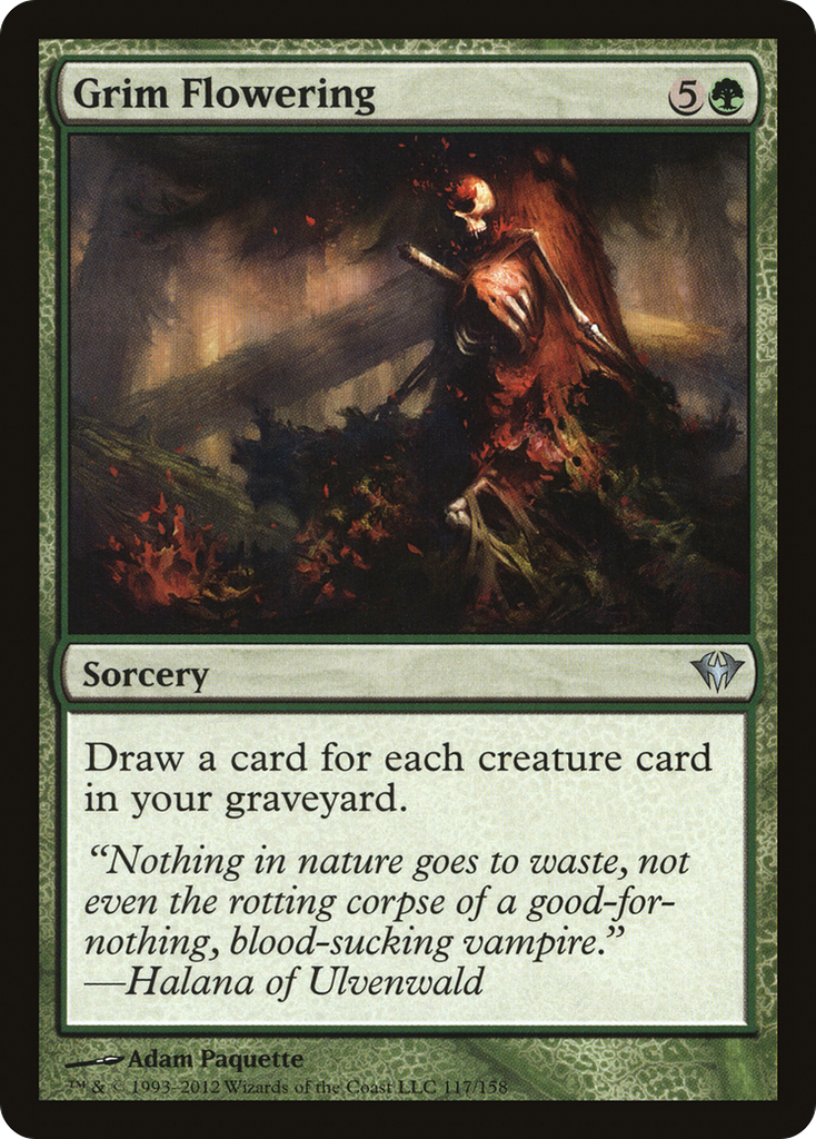 Magic: The Gathering - Grim Flowering - Dark Ascension