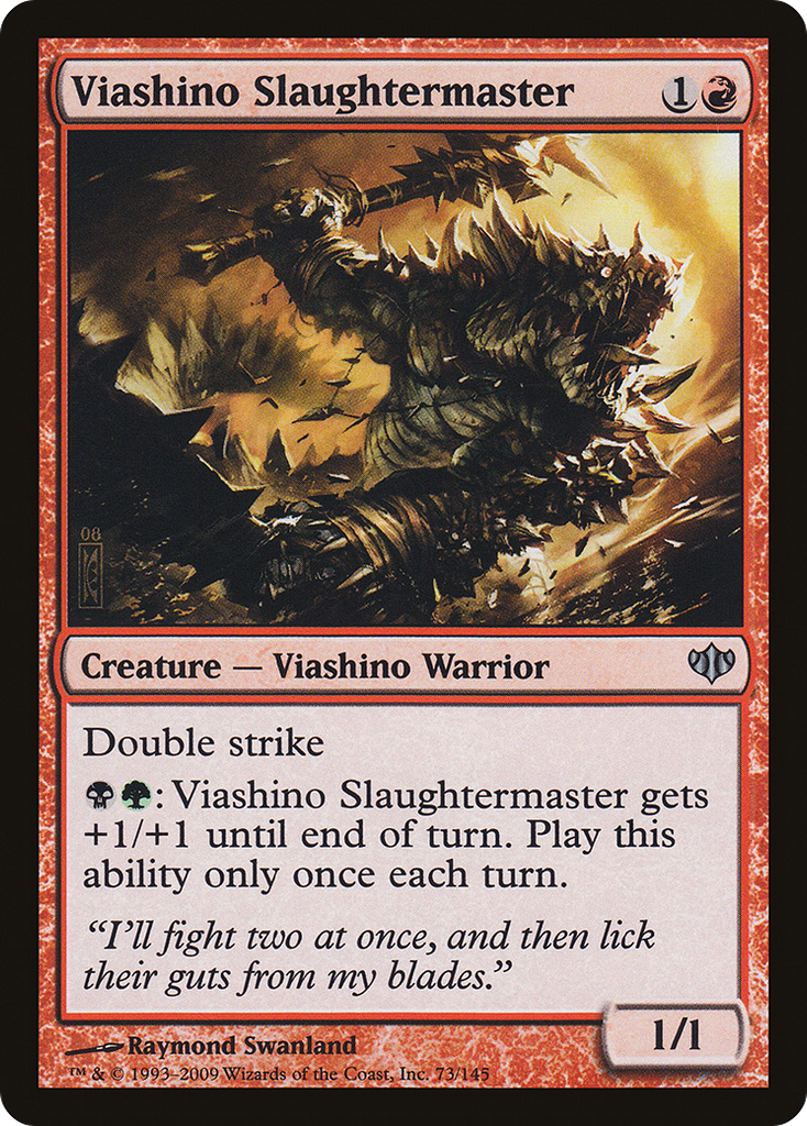 Magic: The Gathering - Viashino Slaughtermaster - Conflux