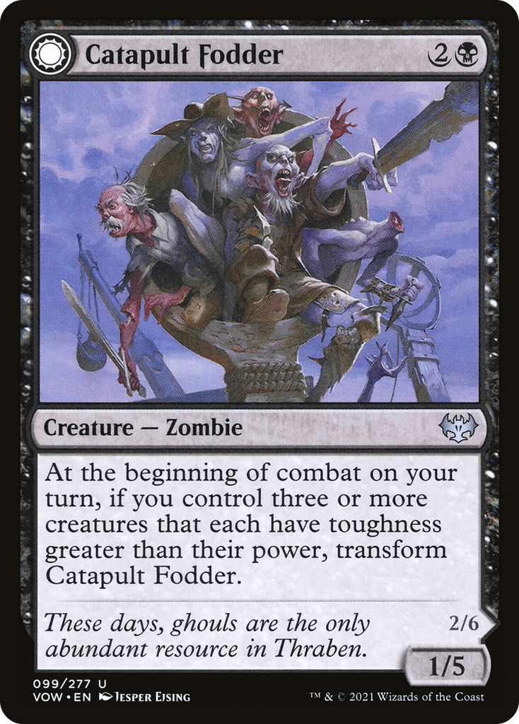 Magic: The Gathering - Catapult Fodder // Catapult Captain - Innistrad: Crimson Vow