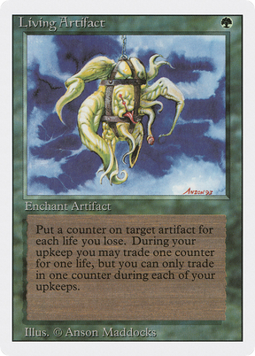Magic: The Gathering - Living Artifact - Revised Edition