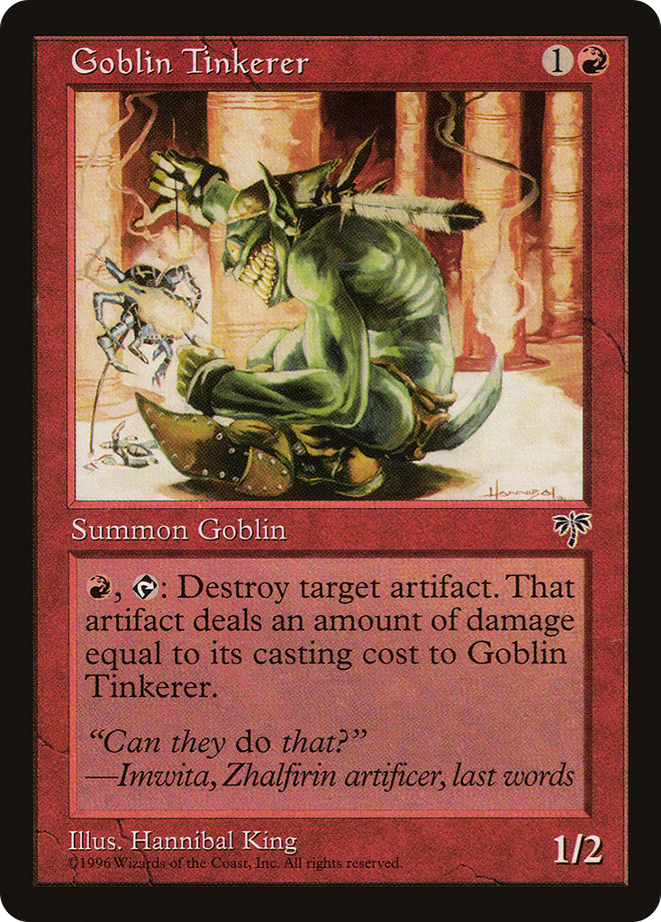 Magic: The Gathering - Goblin Tinkerer - Mirage