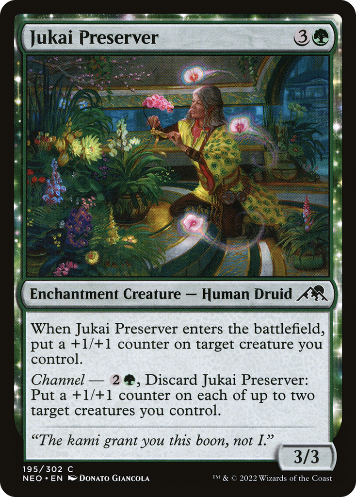 Magic: The Gathering - Jukai Preserver - Kamigawa: Neon Dynasty