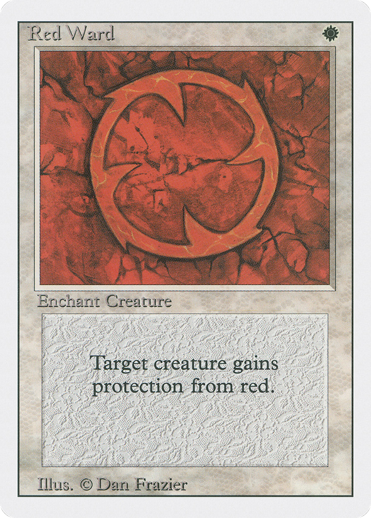 Magic: The Gathering - Red Ward - Revised Edition