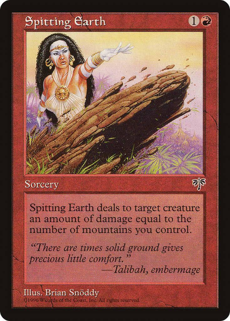 Magic: The Gathering - Spitting Earth - Mirage