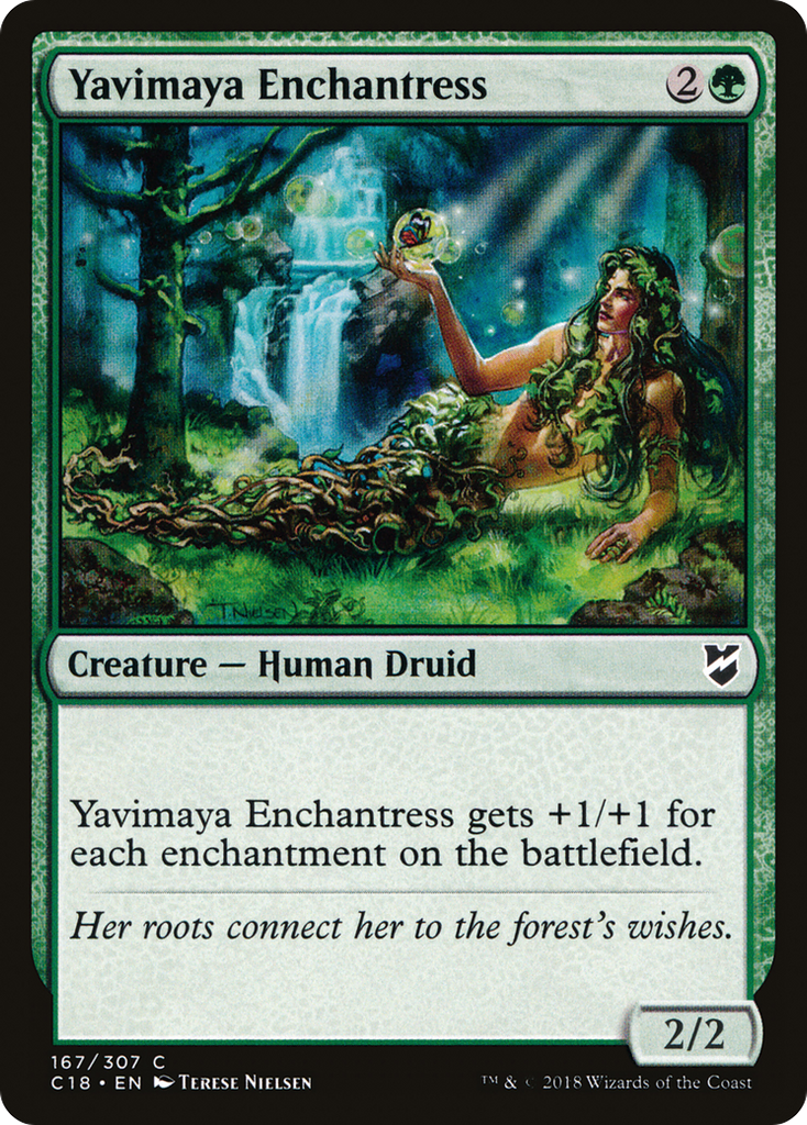 Magic: The Gathering - Yavimaya Enchantress - Commander 2018