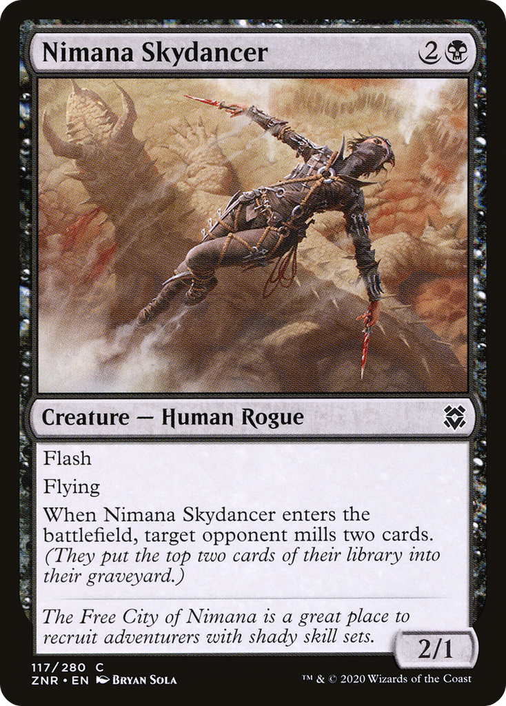 Magic: The Gathering - Nimana Skydancer Foil - Zendikar Rising