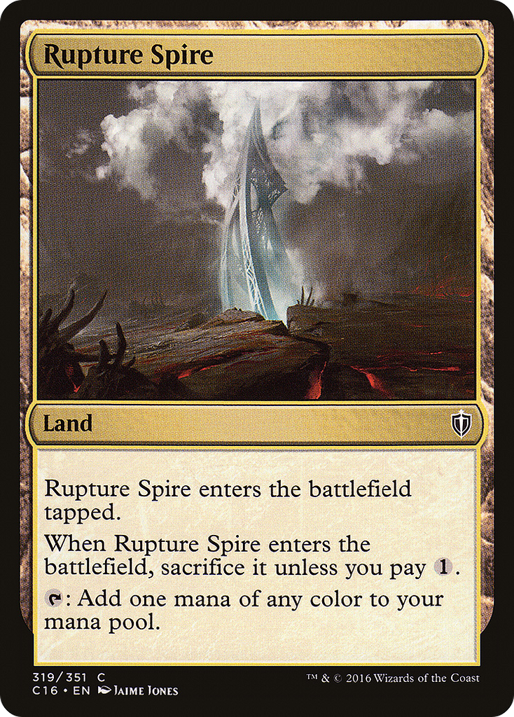 Magic: The Gathering - Rupture Spire - Commander 2016