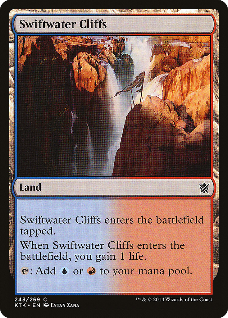 Magic: The Gathering - Swiftwater Cliffs - Khans of Tarkir