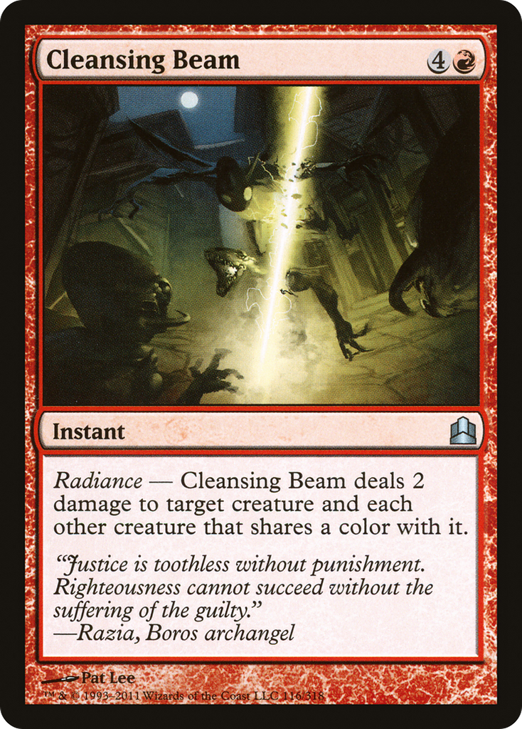 Magic: The Gathering - Cleansing Beam - Commander 2011