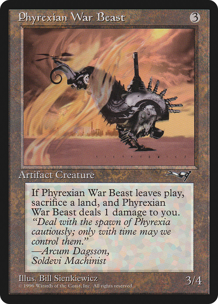 Magic: The Gathering - Phyrexian War Beast - Alliances