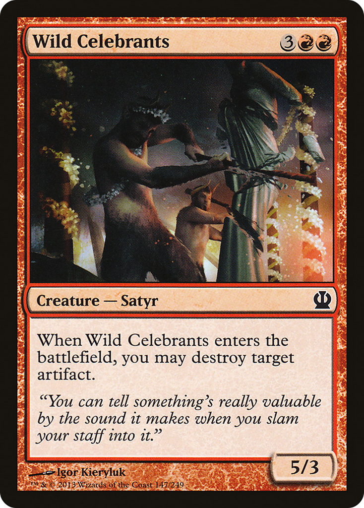 Magic: The Gathering - Wild Celebrants - Theros