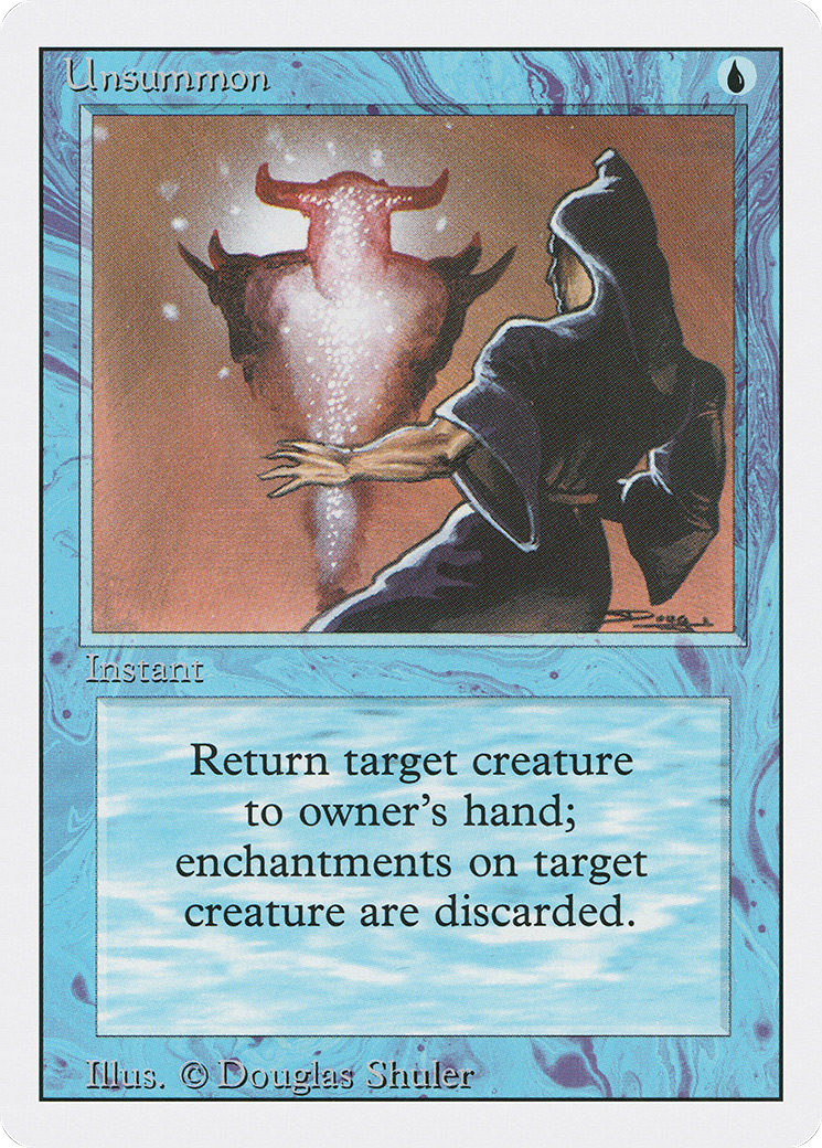 Magic: The Gathering - Unsummon - Revised Edition