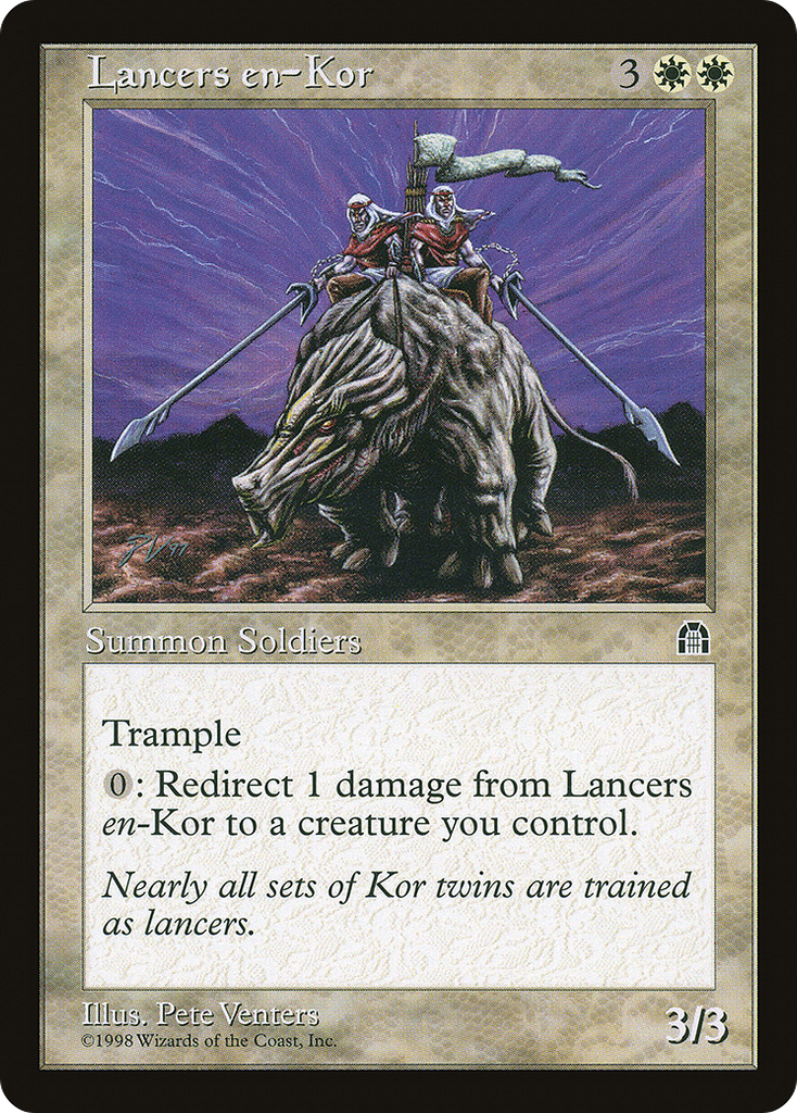 Magic: The Gathering - Lancers en-Kor - Stronghold