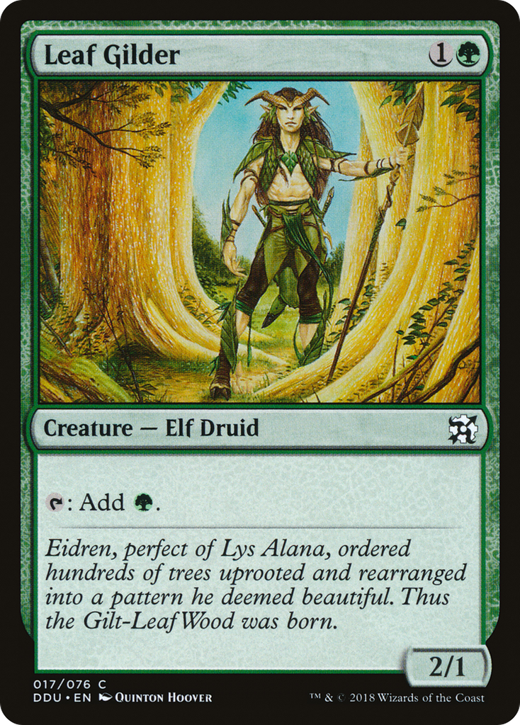 Magic: The Gathering - Leaf Gilder - Duel Decks: Elves vs. Inventors