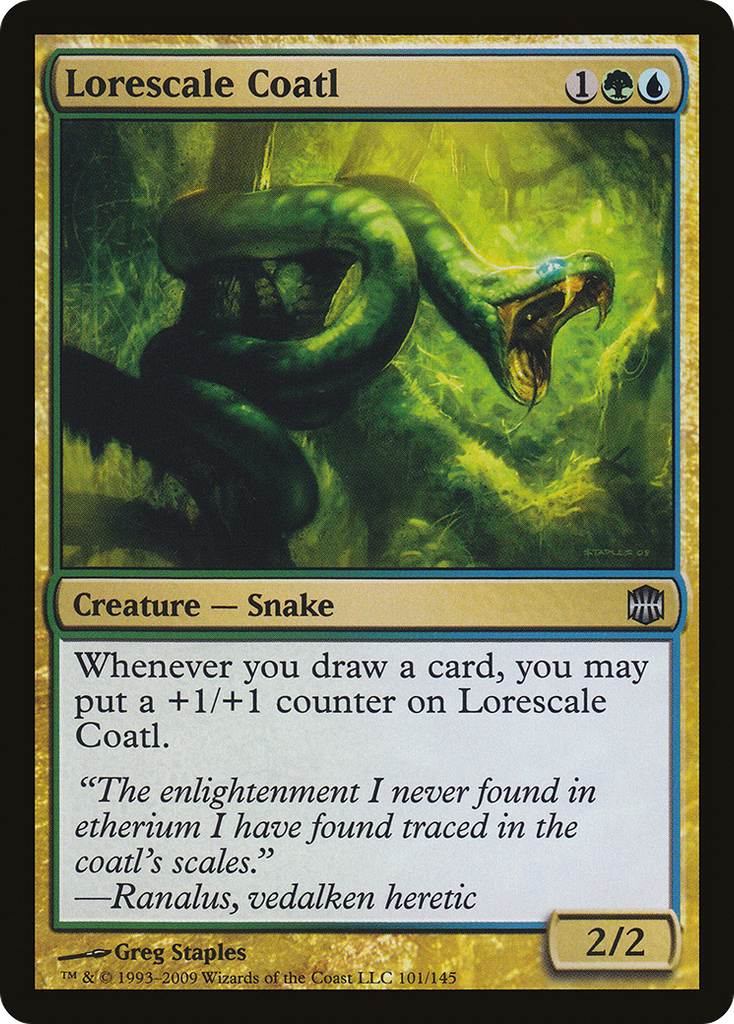 Magic: The Gathering - Lorescale Coatl - Alara Reborn