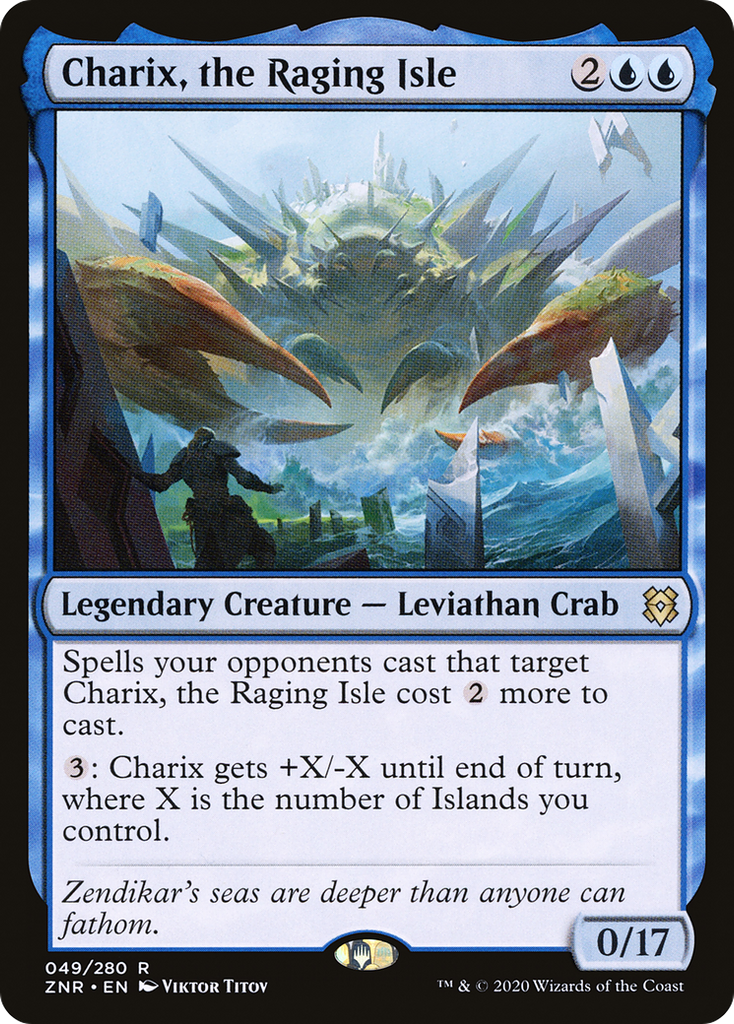 Magic: The Gathering - Charix, the Raging Isle Foil - Zendikar Rising