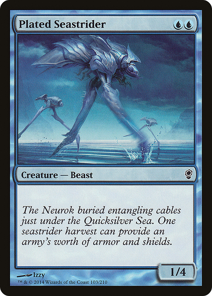 Magic: The Gathering - Plated Seastrider - Conspiracy
