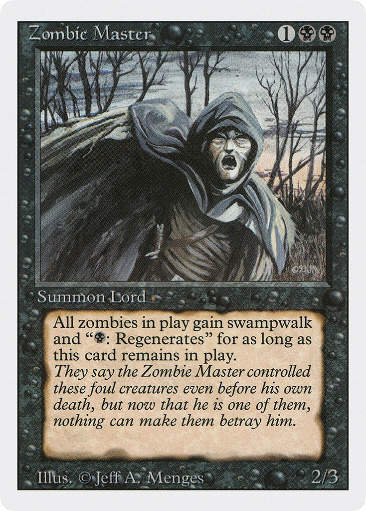 Magic: The Gathering - Zombie Master - Revised Edition