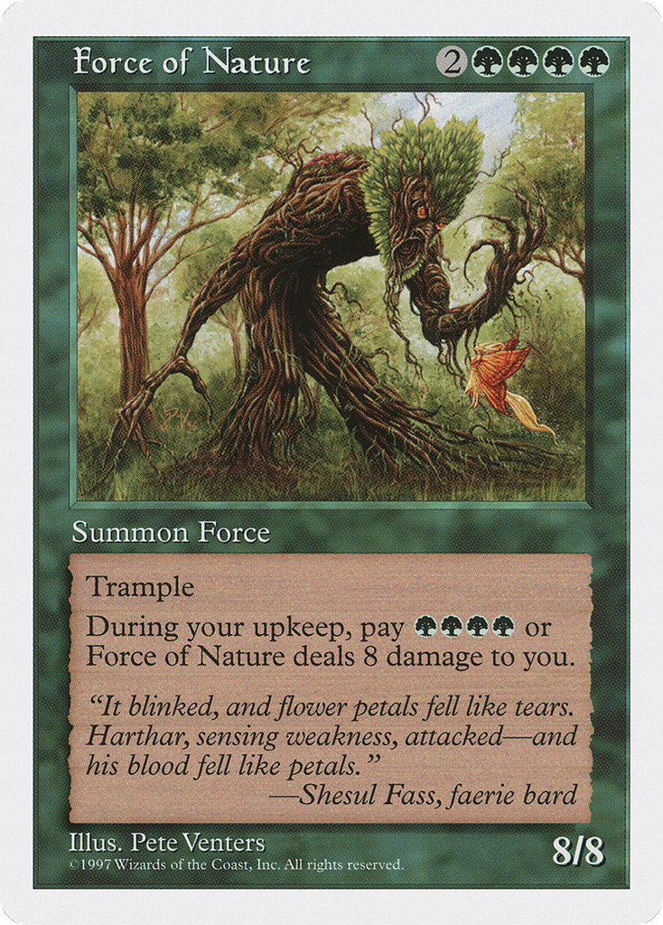 Magic: The Gathering - Force of Nature - Fifth Edition