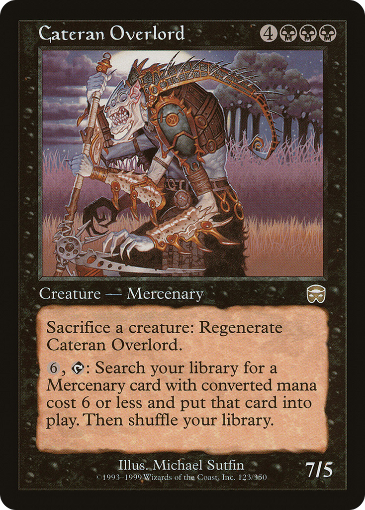 Magic: The Gathering - Cateran Overlord - Mercadian Masques