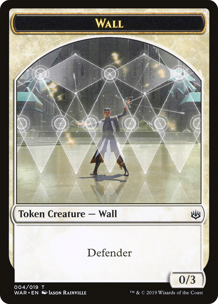 Magic: The Gathering - Wall Token - War of the Spark Tokens