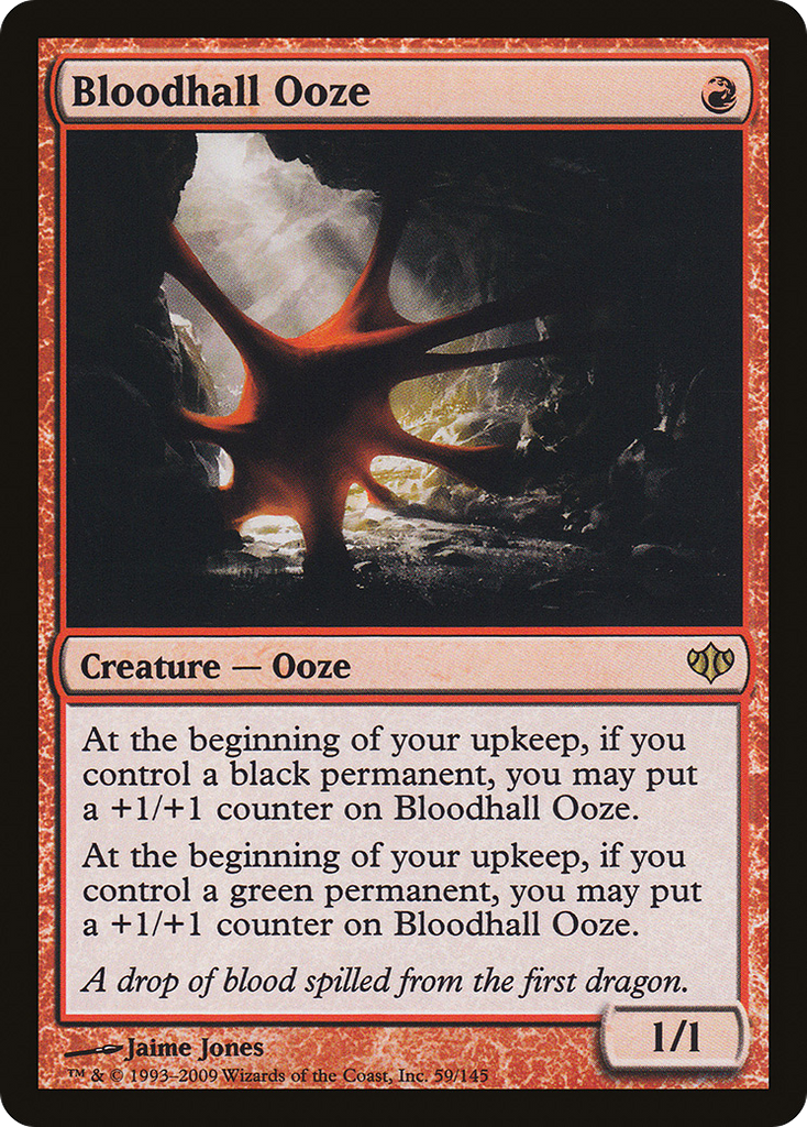 Magic: The Gathering - Bloodhall Ooze - Conflux