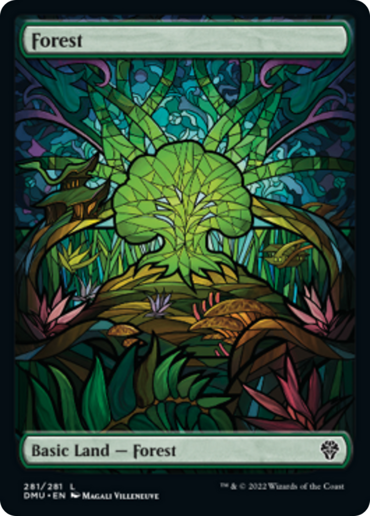 Magic: The Gathering - Forest #281 Foil - Dominaria United